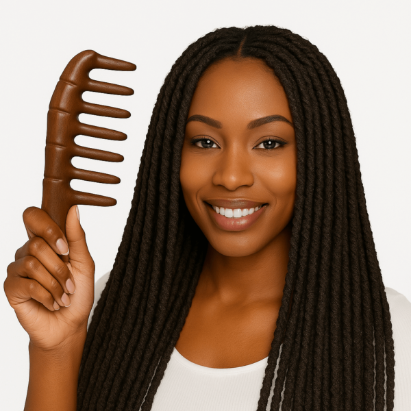 Peigne pour locs avec manche - Image 2
